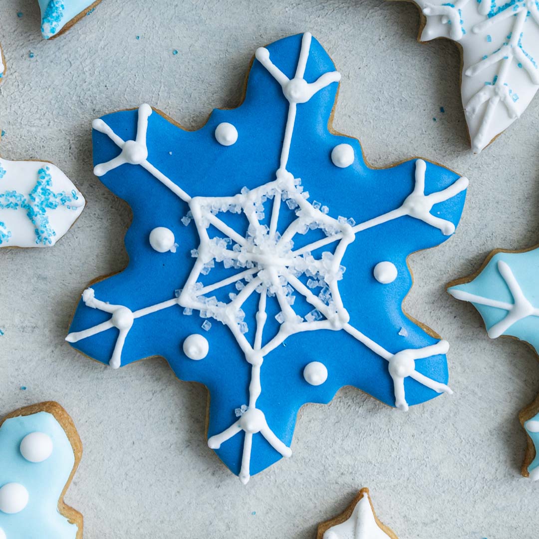 Snowflake Decorated Cookie Set